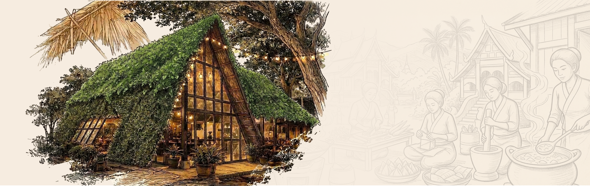 บรรยากาศร้านฮ้านถึงเชียงใหม่