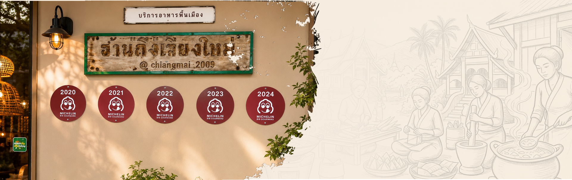 บรรยากาศร้านฮ้านถึงเชียงใหม่